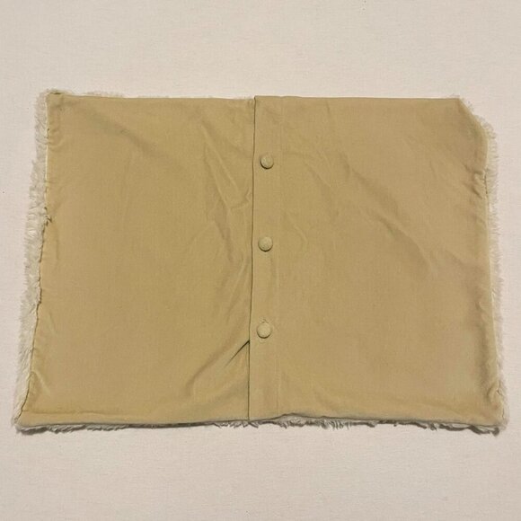 Pottery Barn Faux Fur Fuzzy Pillow Cover Case 27 x 19 Inch - Picture 6 of 16